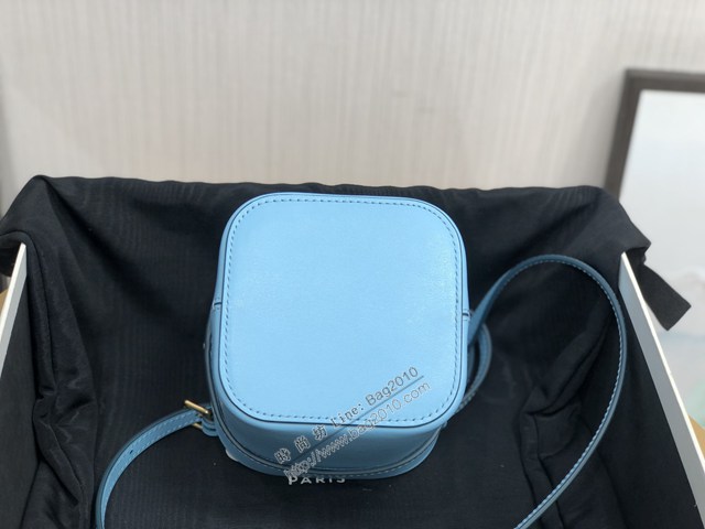 Celine專櫃2022春夏新款BOXTRIOMPHE系列手袋 199263 賽琳立體小水桶包單肩斜挎小包 sldj2255